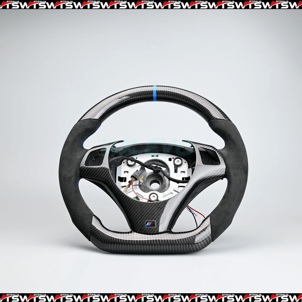Carbon Fibre Steering Wheel Suitable For BMW E90 E91 E92 E93 (NON PADDLES STEERING WHEEL)