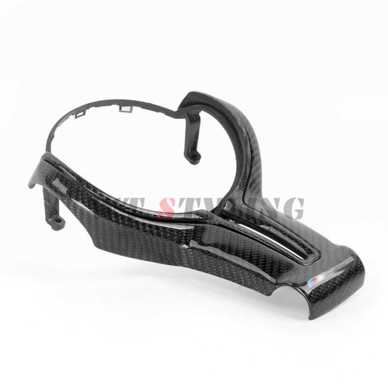 Carbon Fibre Steering Wheel Trim Cover For BMW M2 F87 M3 F80 M4 F82 M5 F10 M6 F06 F12 F13