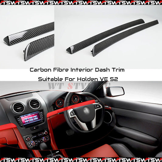 Carbon Fibre Interior Dash Trim Retrimmed Suitable For Holden VE Series 2