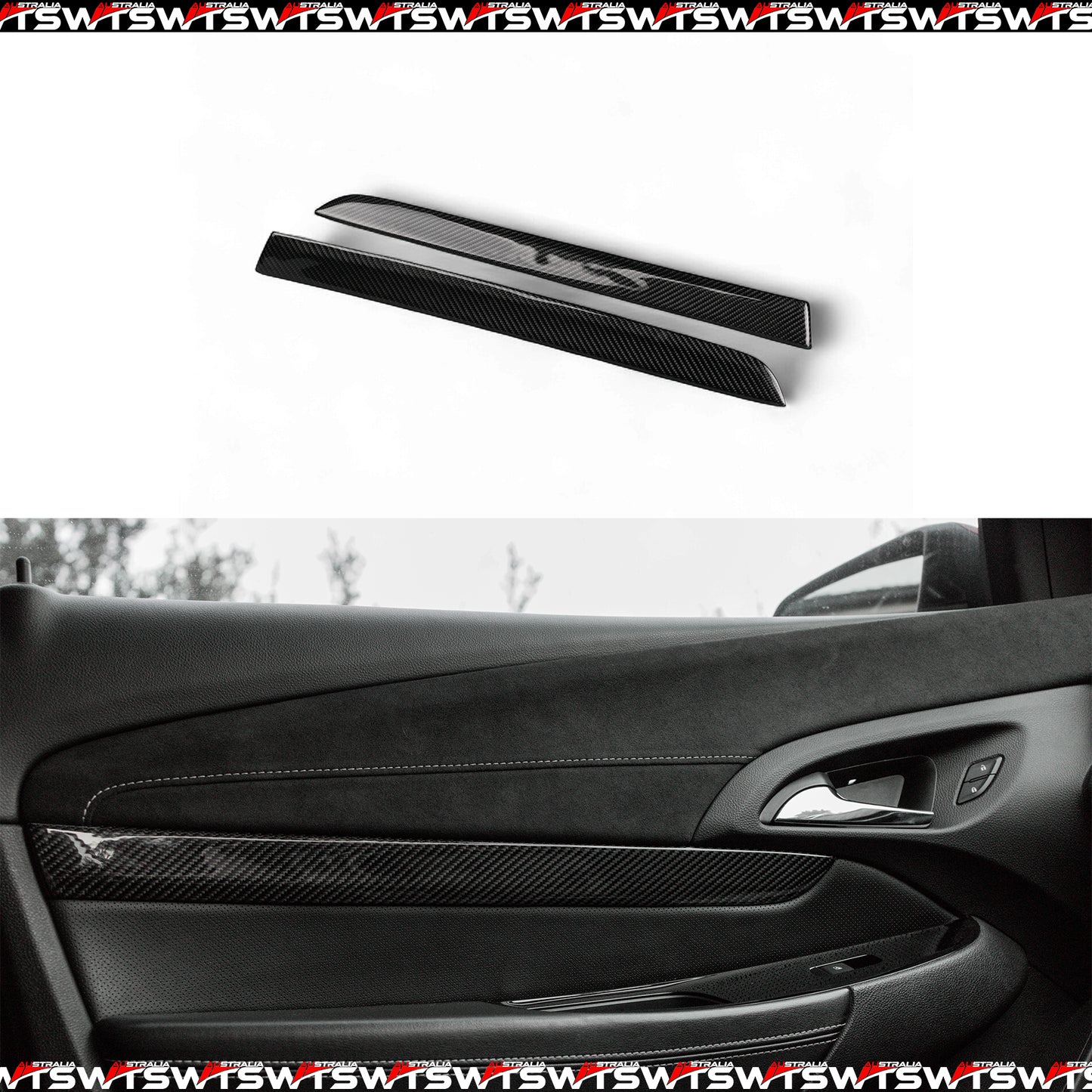 Carbon Fibre Door Strips Holden VF