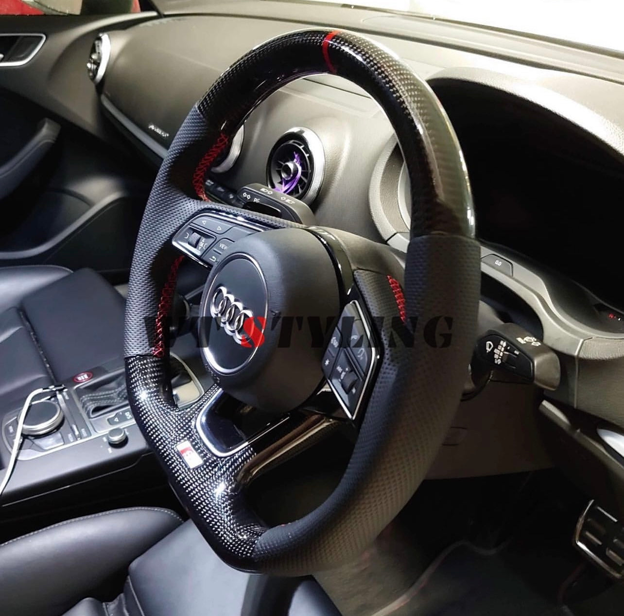 Carbon Fibre Steering Wheel Suitable For Audi RS3 RS4 RS5 S3 S4 S5