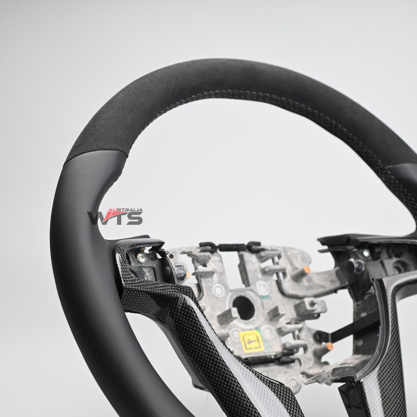 Leather Alcantara Steering Wheel Suitable For Holden VE