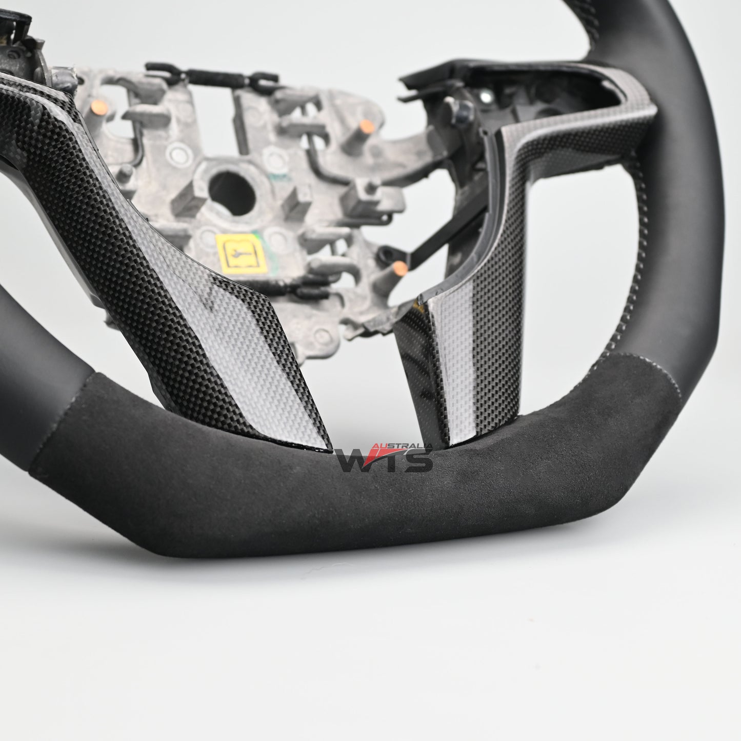 Leather Alcantara Steering Wheel Suitable For Holden VE