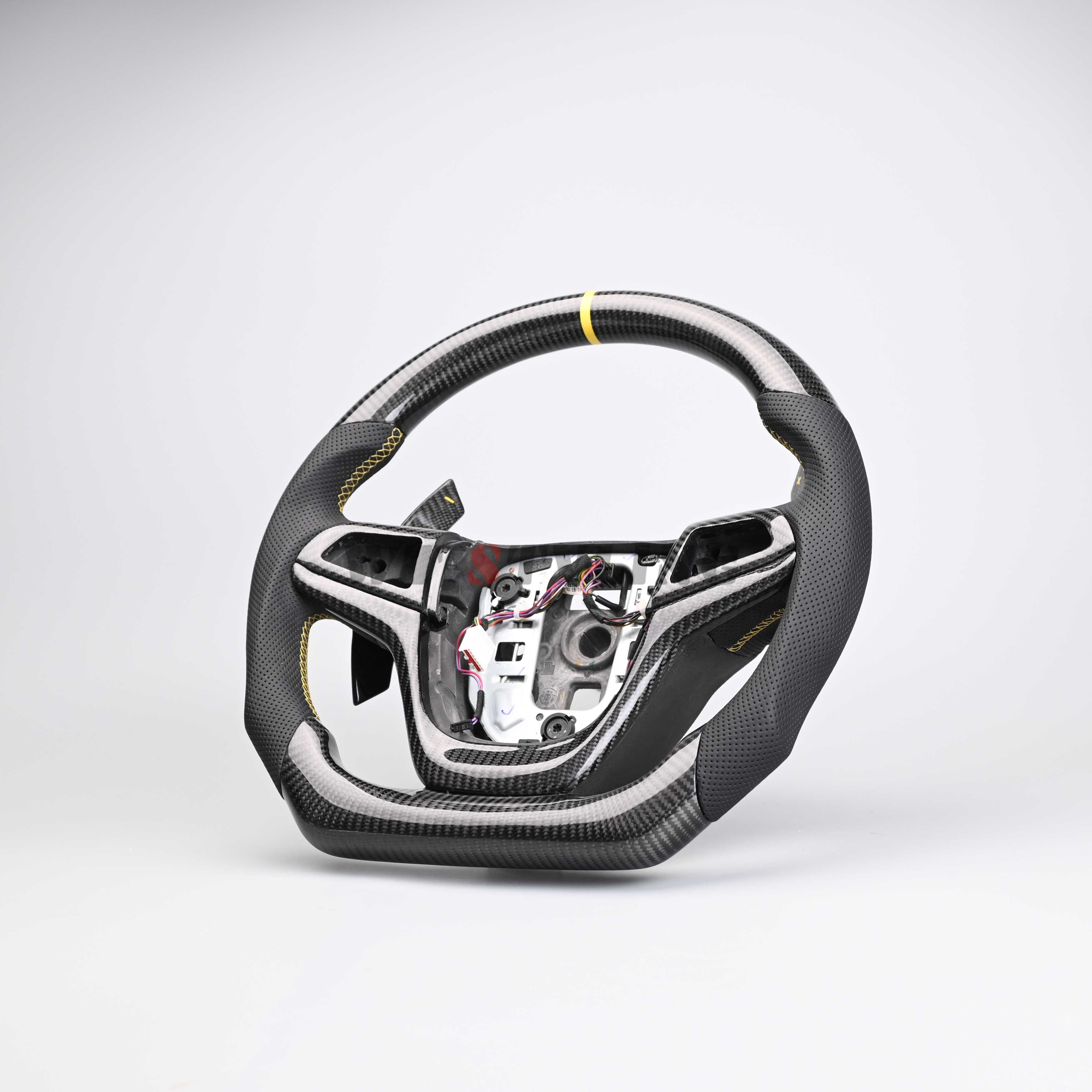 thumbnail image 2 of Custom VF Carbon Fiber Steering Wheel – Holden HSV R8 / Chevy SS – Alcantara & Paddles 2 of 5