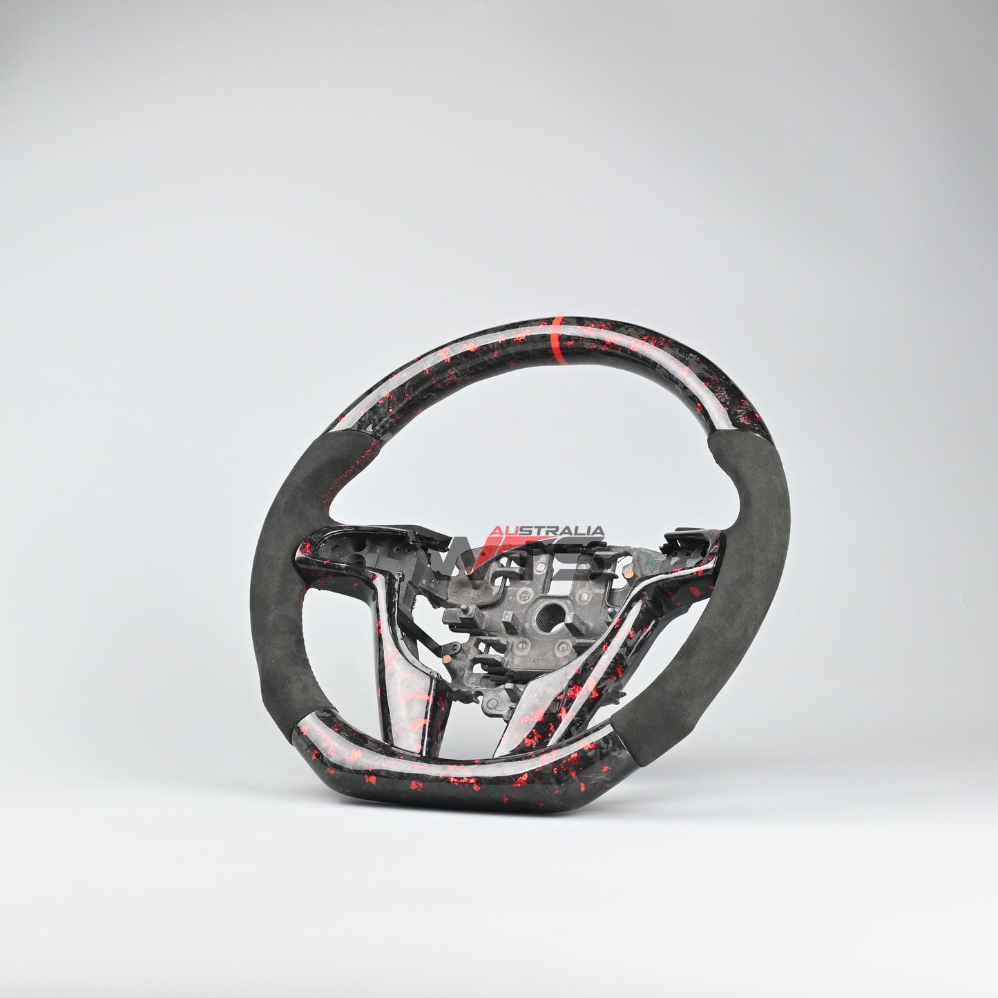 Flake Style Forged Carbon Steering Wheel Suitable For Holden VE (Alcantara)