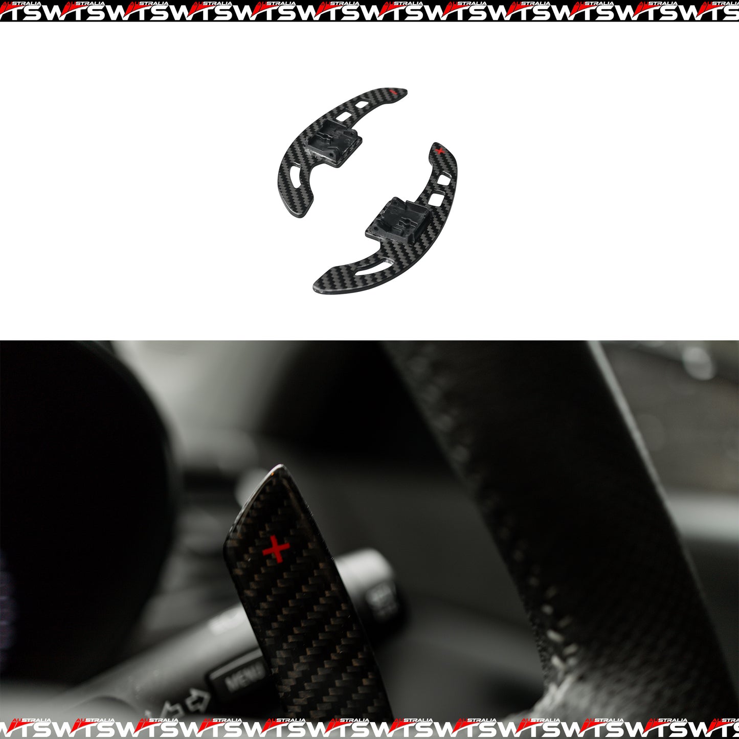DRY Carbon Fibre Extended Paddle Shifters For Holden VF AUTO Chevy SS