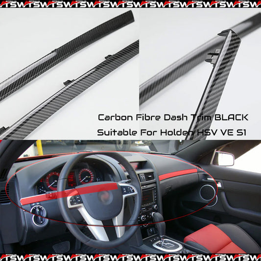 Carbon Fibre Interior Dash Trim Retrimmed Suitable For Holden VE Series 1
