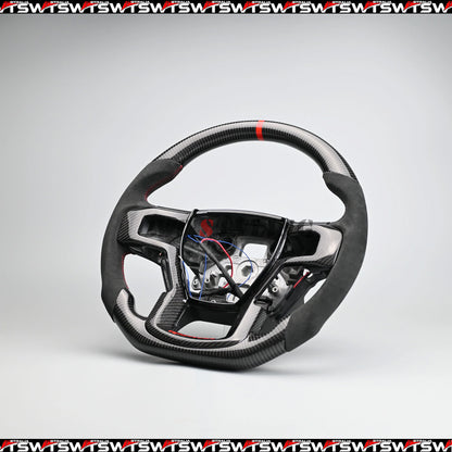 Carbon Fiber Steering Wheel Suitable For 15-20 Ford F150 Raptor with Heated