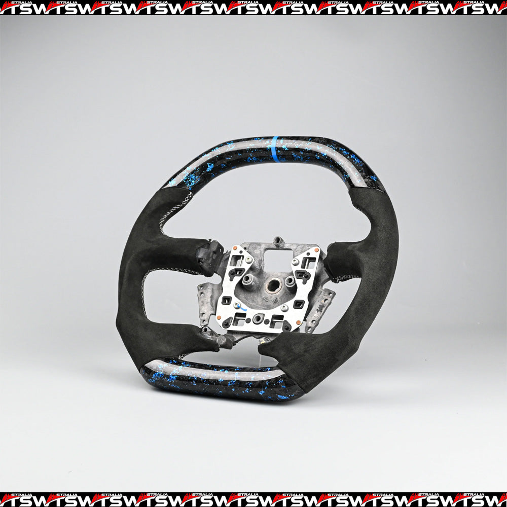 Flake Style Forged Carbon Steering Wheel Suitable For Ford Falcon FG- FGX G6E XR6 XR8 XR50 XR6 TURBO (08-16)