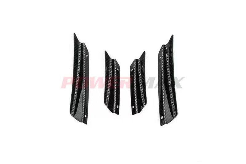 Dry Carbon Fibre Side Blade Canards For Corvette C8 Stingray 2020+