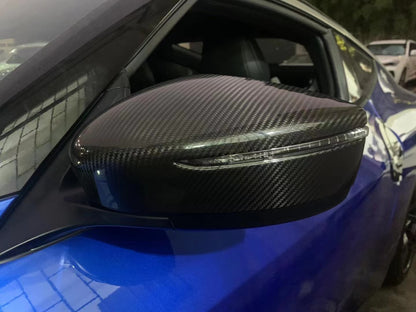 Dry Carbon Fibre Mirror Cover For Nissan RZ34 400Z