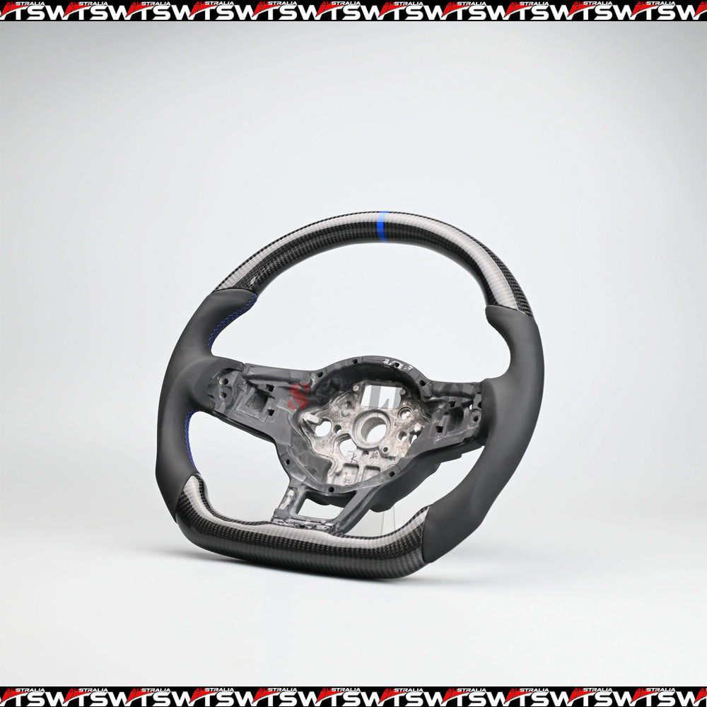 Carbon Fibre Steering Wheel Suitable For VW Golf R GTI MK7 7.5