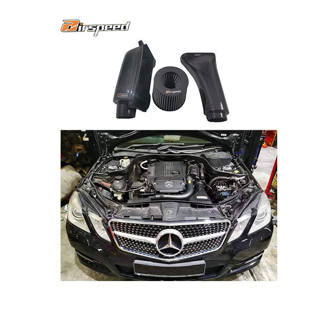 Pre-preg Carbon Fibre Air-Intake System For Mercedes-Benz C-Class,E-Class W204(1.8T)