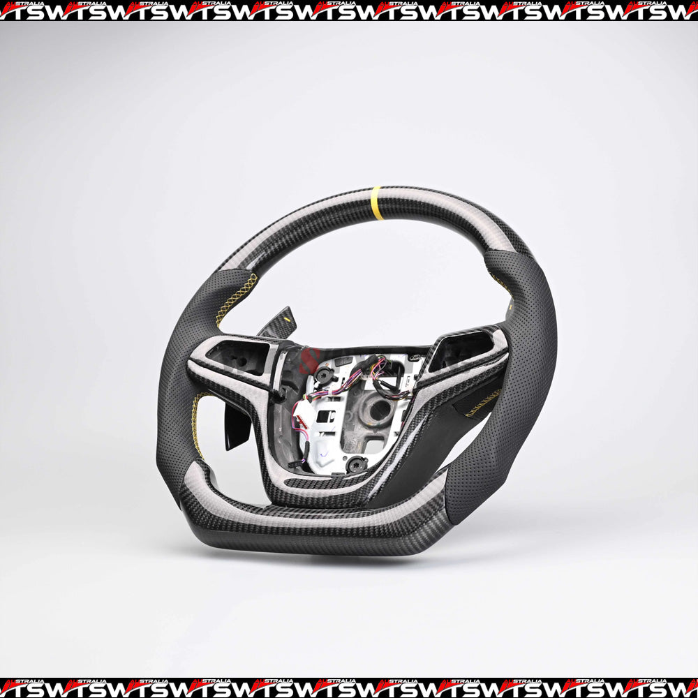 Carbon Fibre Steering Wheel Suitable For Holden VF HSV Maloo R8 Chevy SS (Auto)
