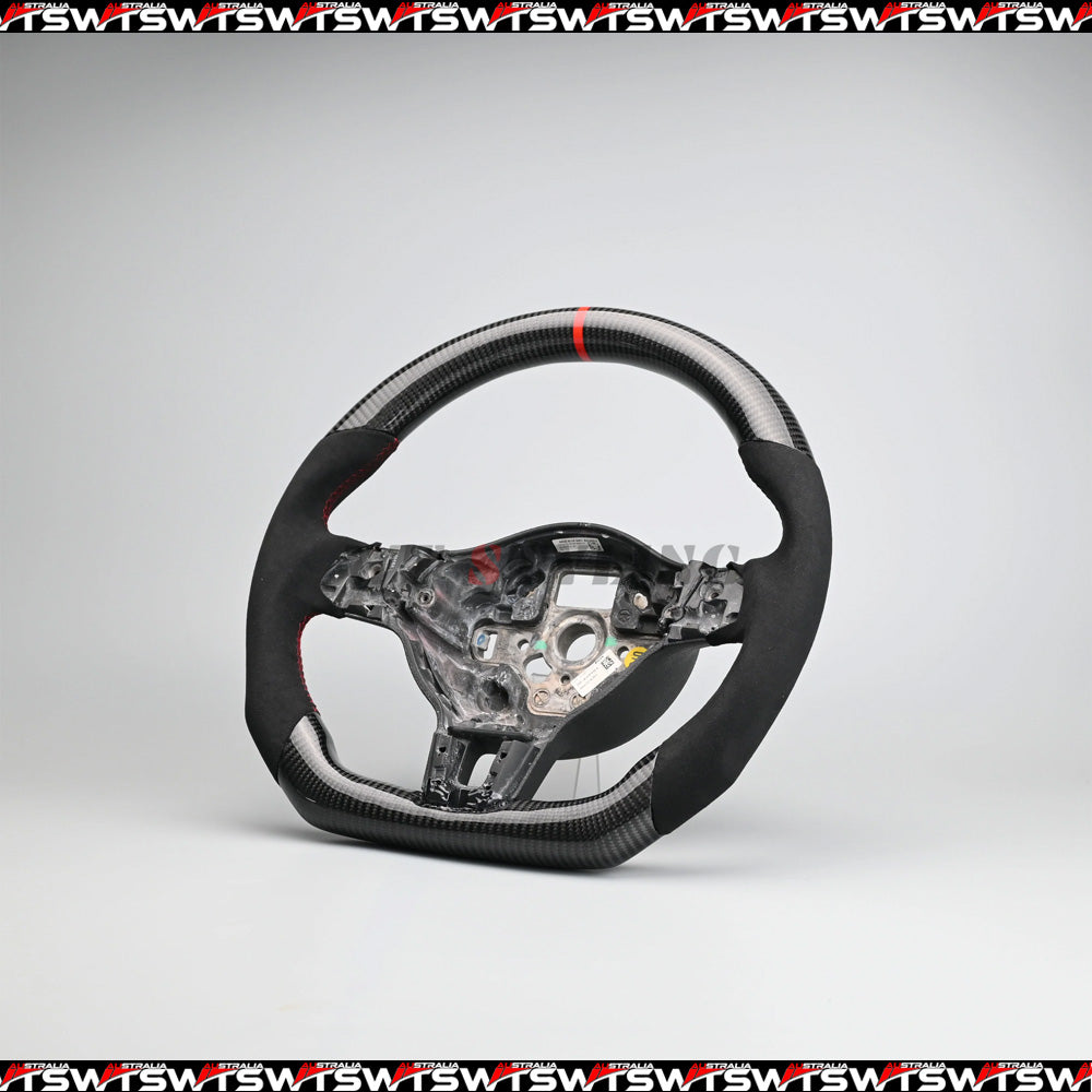 Carbon Fibre Steering Wheel suitable for Volkswagen Golf GTI R MK6 Aftermarket