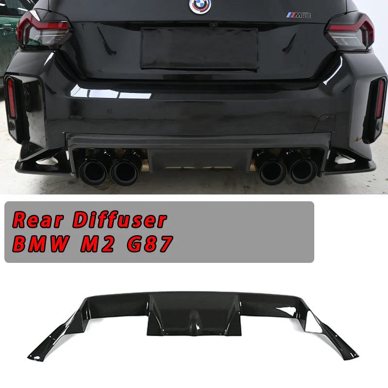 Dry Carbon Fiber 3D Style Rear Diffuser For BMW M2 G87 2023+