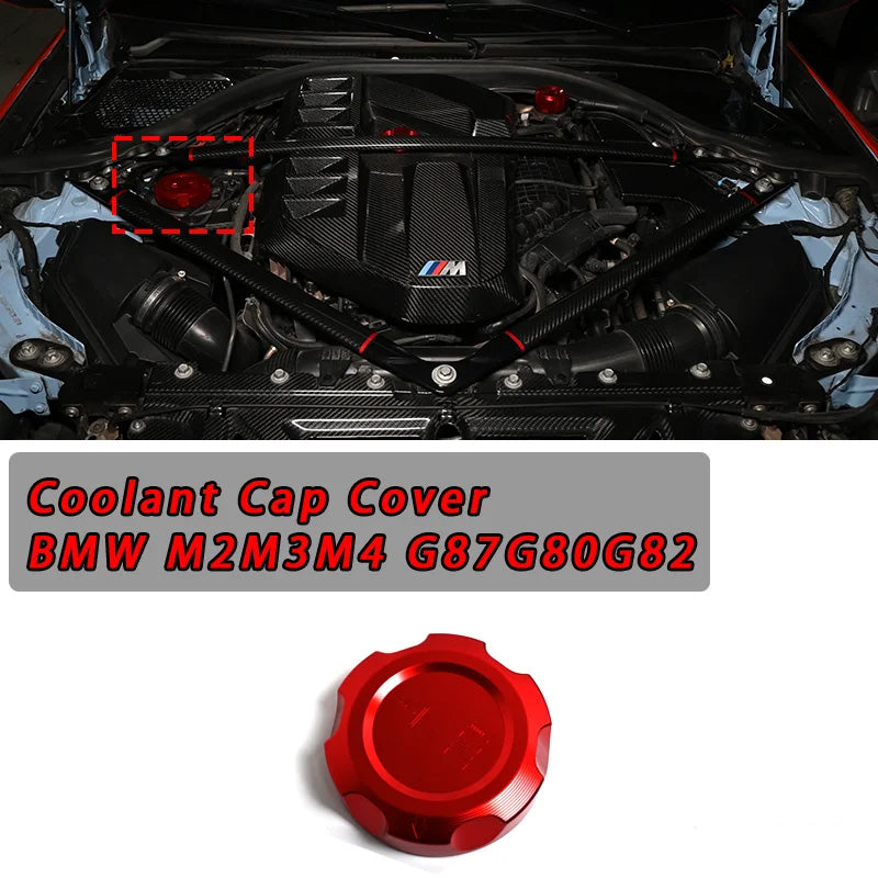 Cap Cover Kit Oil Cap Cover Coolant Cap Cover Heat Exchange Cap Cover For G8X M2 M3 M4