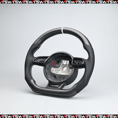 Matte Carbon Fibre Steering Wheel Suitable For Audi S3 RS3 S5 RS5 (Older Genration)