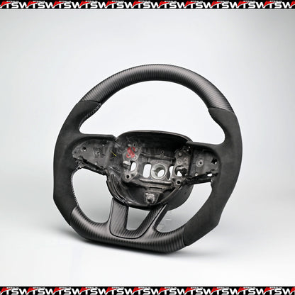 Matte Carbon Fibre Steering Wheel Suitable For Dodge Challenger SRT (15-20)