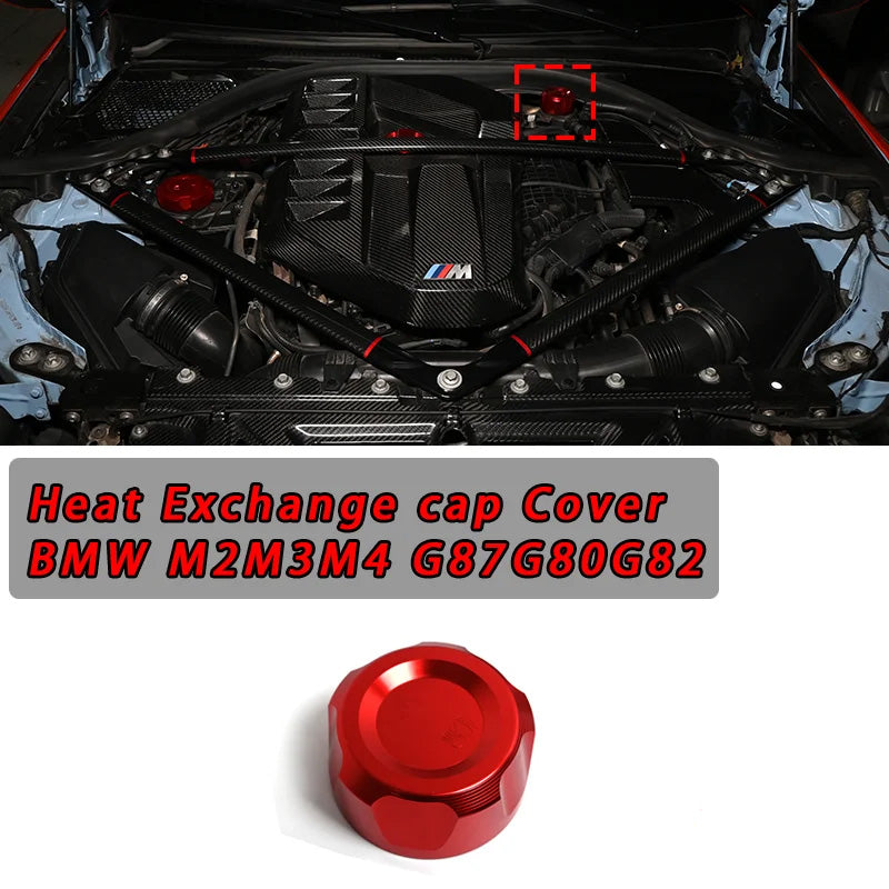 Cap Cover Kit Oil Cap Cover Coolant Cap Cover Heat Exchange Cap Cover For G8X M2 M3 M4