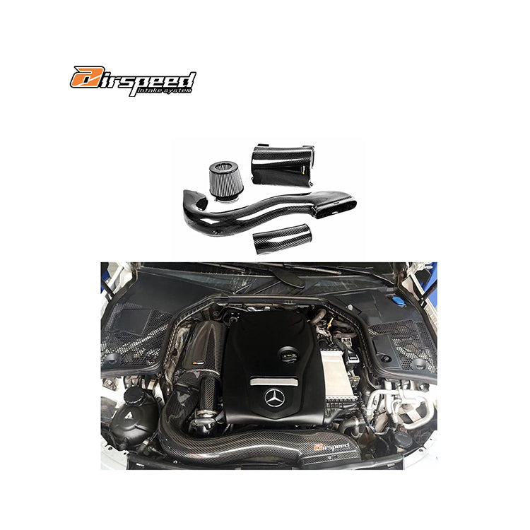 Pre-preg Carbon Fibre Air-Intake System For Mercedes-Benz C-Class,E-Class W205(M274)GLC