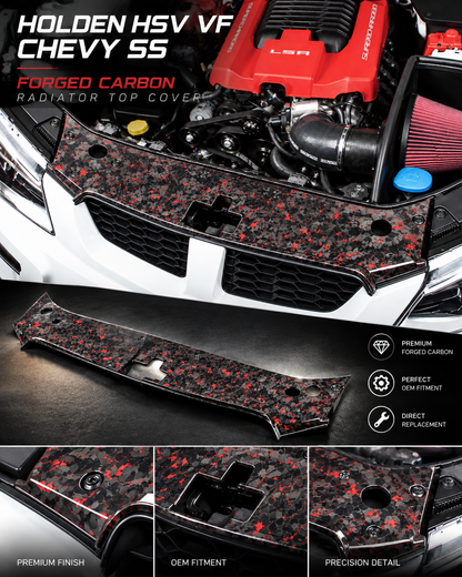 WTS CARBON FIBRE – 100% Pre-Preg Carbon Fibre Radiator Top Cover Panel For Holden VF Commodore Chevy SS
