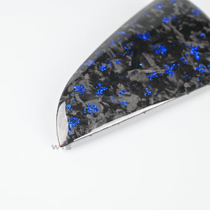 Carbon Fibre Style | Forged Carbon | Flake Style Dashboard Center Trim Cover (Triangle ICC Unit) – Fits Ford Falcon BA / BF