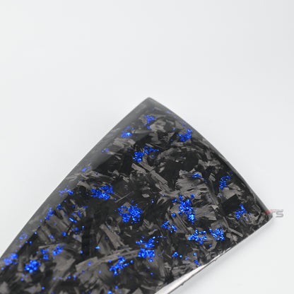 Carbon Fibre Style | Forged Carbon | Flake Style Dashboard Center Trim Cover (Triangle ICC Unit) – Fits Ford Falcon BA / BF