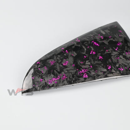 Carbon Fibre Style | Forged Carbon | Flake Style Dashboard Center Trim Cover (Triangle ICC Unit) – Fits Ford Falcon BA / BF