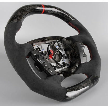 Forged Carbon Fibre Steering Wheel Suitable For Ford Falcon FG- FGX G6E XR6 XR8 XR50 XR6 TURBO (08-16)