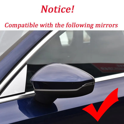 Carbon Fiber Rearview Mirror Cap Wing Side Mirror Cover Fit For Audi A3 S3 RS3 8Y RS 3 2021 2022 2023 2024 Replacement