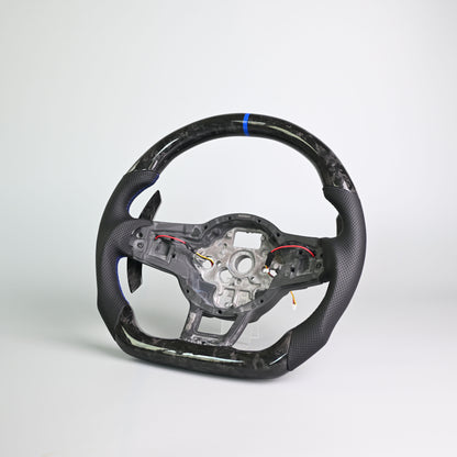 Forged Carbon Fibre Steering Wheel Suitable For Volkswagen Golf R GTI MK7 7.5