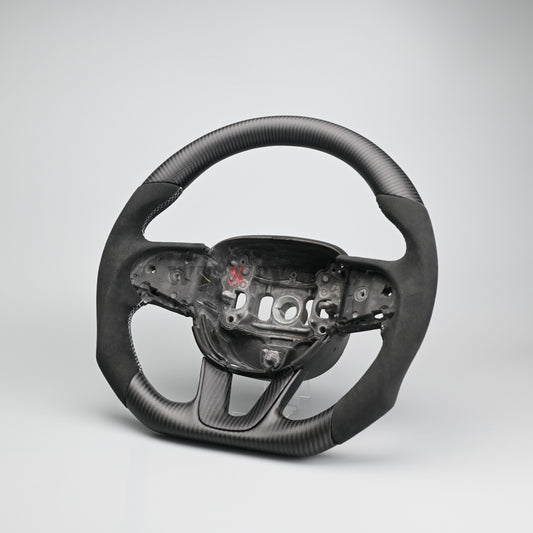 Matte Carbon Fibre Steering Wheel Suitable For Dodge Challenger SRT (15-20)