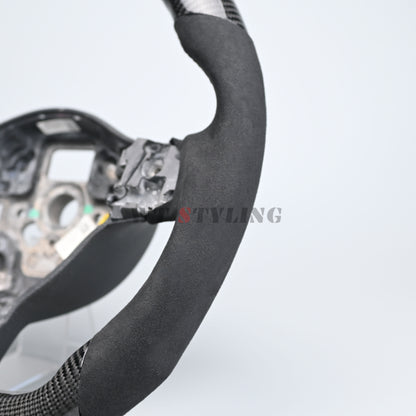 Carbon Fibre Steering Wheel suitable for Volkswagen Golf GTI R MK6 Aftermarket