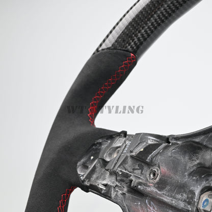 Carbon Fibre Steering Wheel suitable for Volkswagen Golf GTI R MK6 Aftermarket