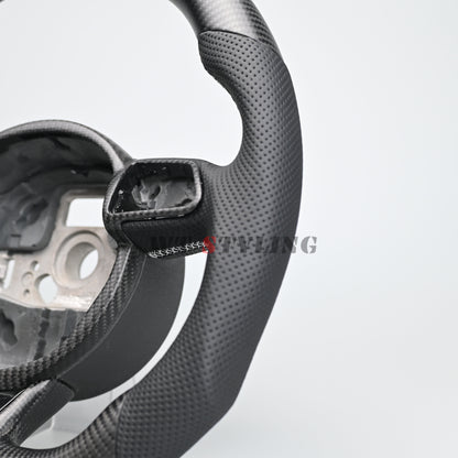 Matte Carbon Fibre Steering Wheel Suitable For Audi S3 RS3 S5 RS5 (Older Genration)