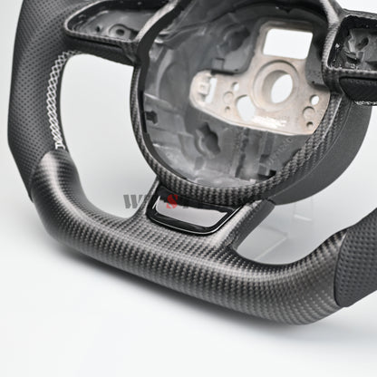 Matte Carbon Fibre Steering Wheel Suitable For Audi S3 RS3 S5 RS5 (Older Genration)