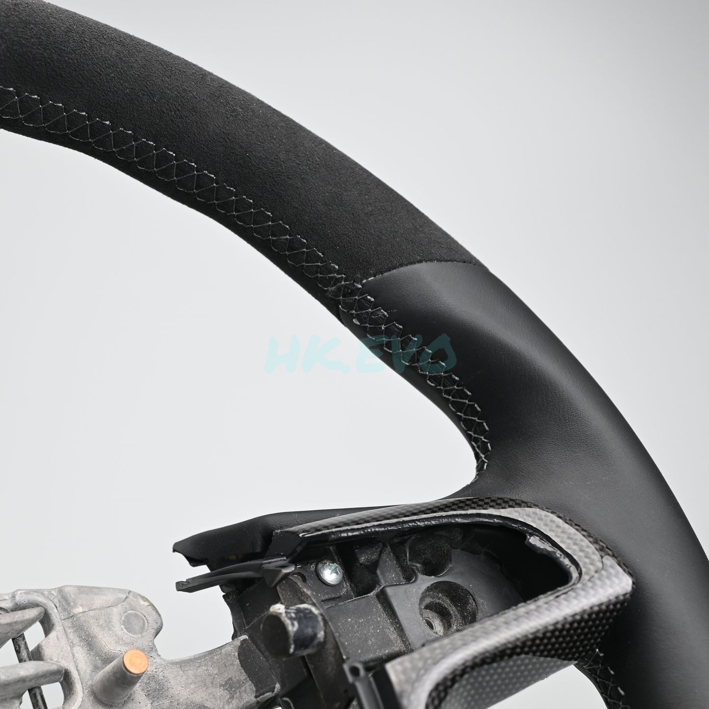 Leather Alcantara Steering Wheel Suitable For Holden VE