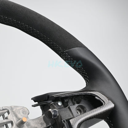 Leather Alcantara Steering Wheel Suitable For Holden VE