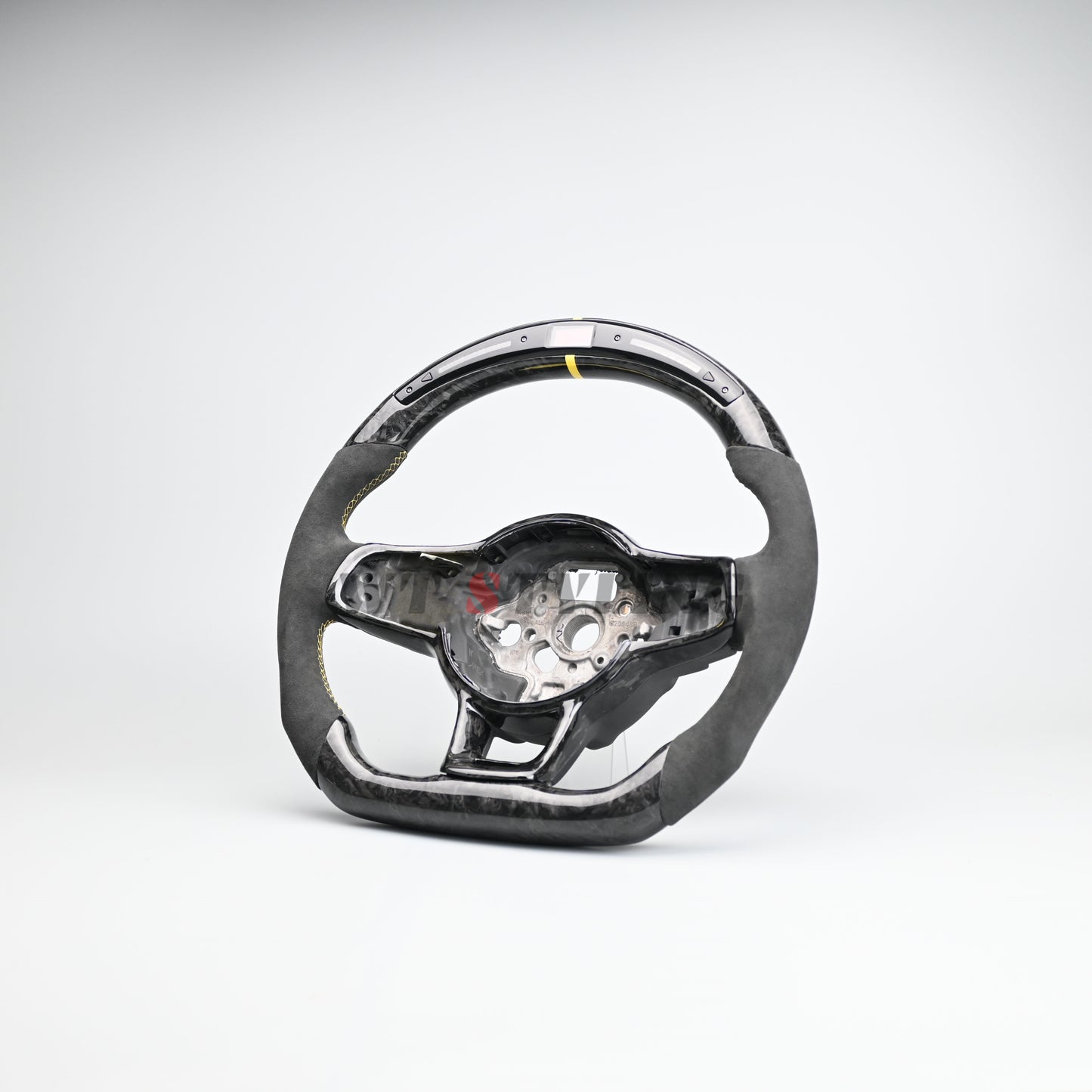 LED Shifter Indicator Display Forged Carbon Fibre Steering Wheel Suitable For VW Golf R GTI MK7 7.5