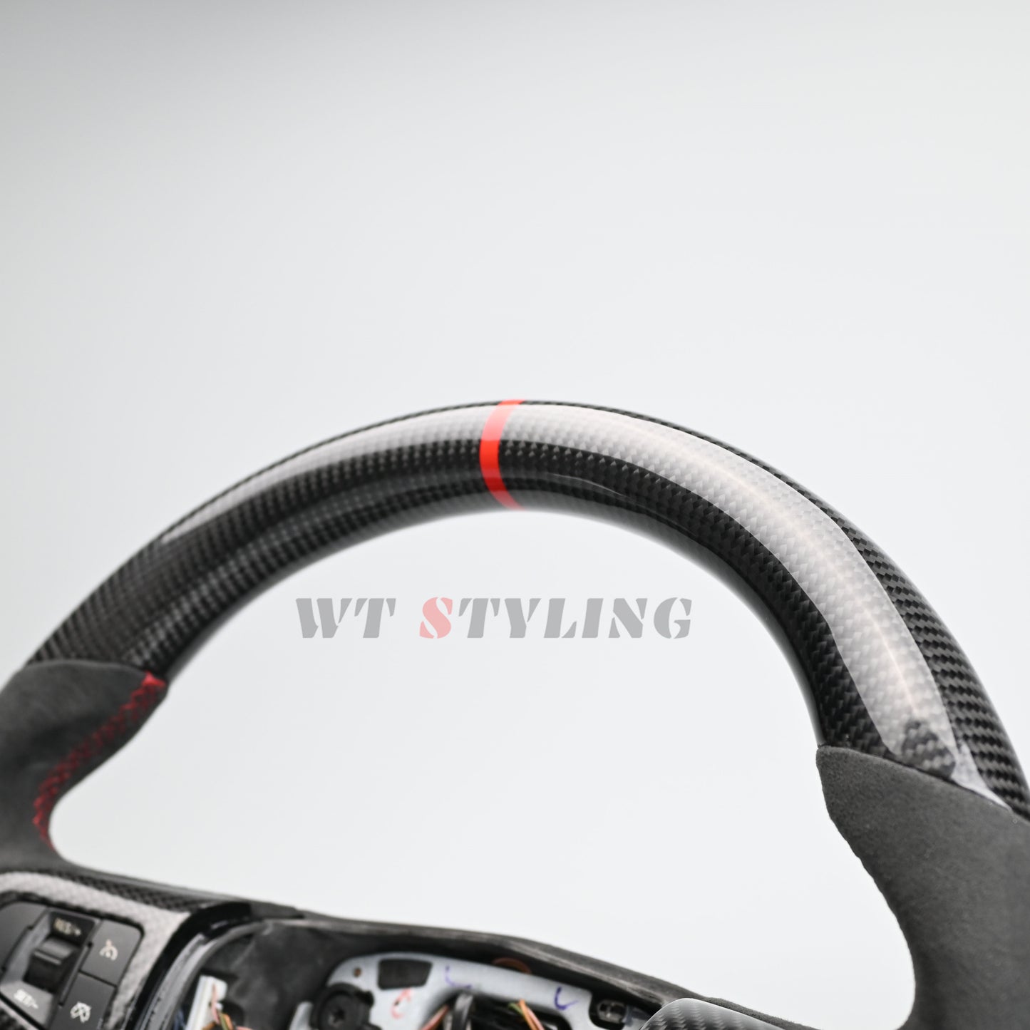 Carbon Fibre Steering Wheel Alcantara Suitable For Holden VF HSV VF Chevy SS