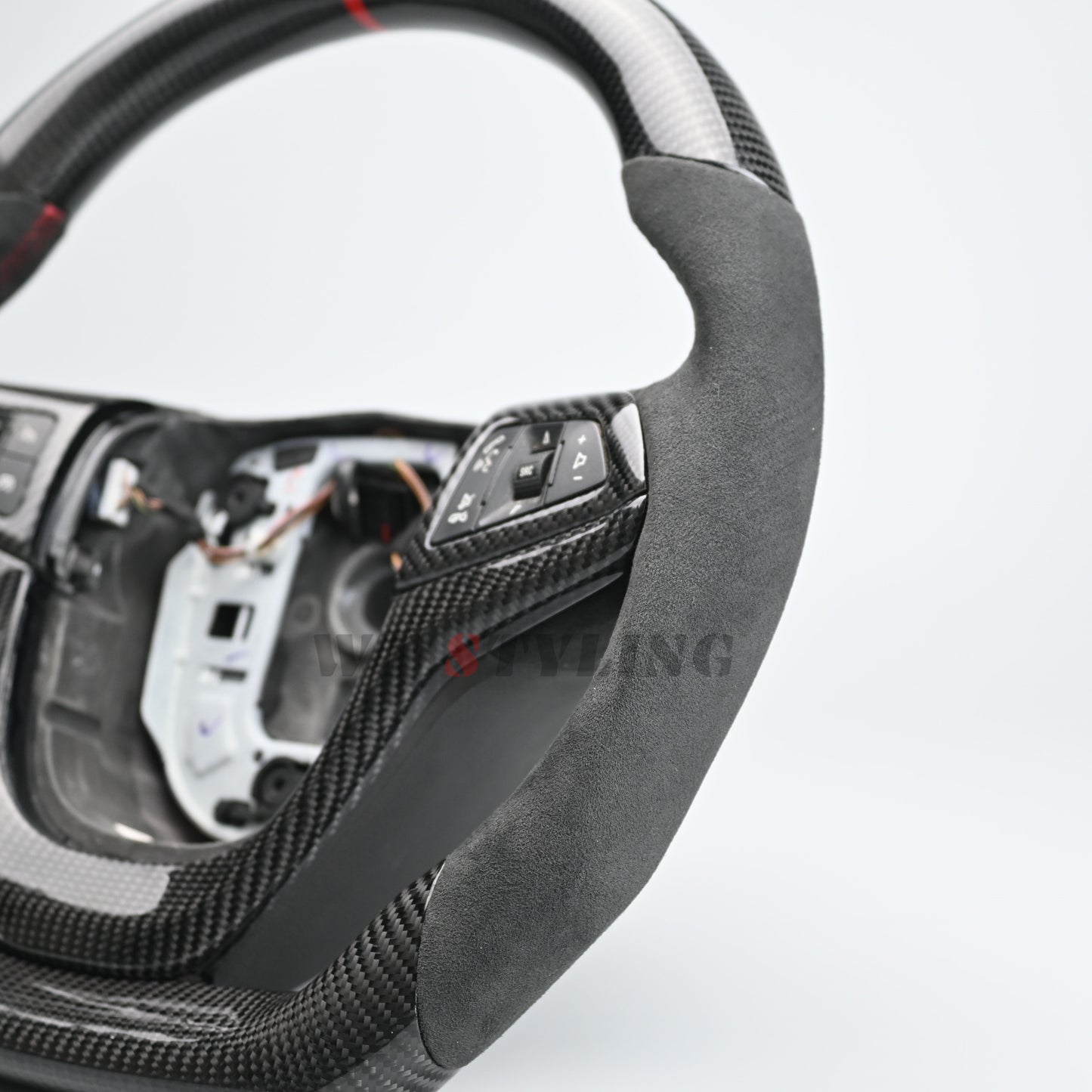 Carbon Fibre Steering Wheel Alcantara Suitable For Holden VF HSV VF Chevy SS