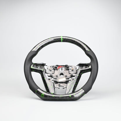 Flake Style forged carbon steering wheel suitable for Holden VE HSV VE (Perforated Leather)