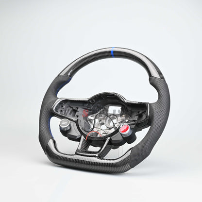 Carbon Fibre Steering Wheel (Start Stop Buttons )Suitable For VW Golf R GTI MK7 7.5