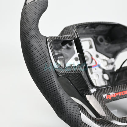 Carbon Fiber Steering Wheel Suitable For 2021+ Ford F150 Raptor with Heated