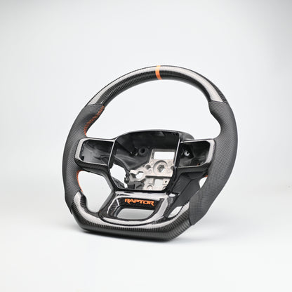 Carbon Fiber Steering Wheel Suitable For 2021+ Ford F150 Raptor with Heated