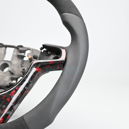 Leather Alcantara Steering Wheel Suitable For Holden VE