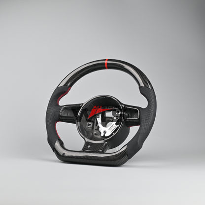 Carbon Fibre Steering Wheel For AUDI TT TTS MK2 2008-2012