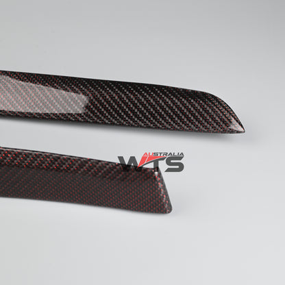 Carbon Fibre Interior Door Trim Strips For Holden VF HSV VF (No memory buttons version)