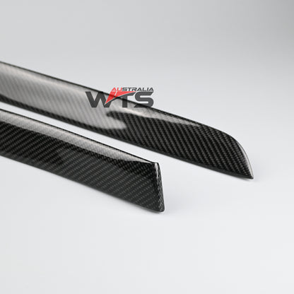 Carbon Fibre Interior Door Trim Strips For Holden VF HSV VF (No memory buttons version)